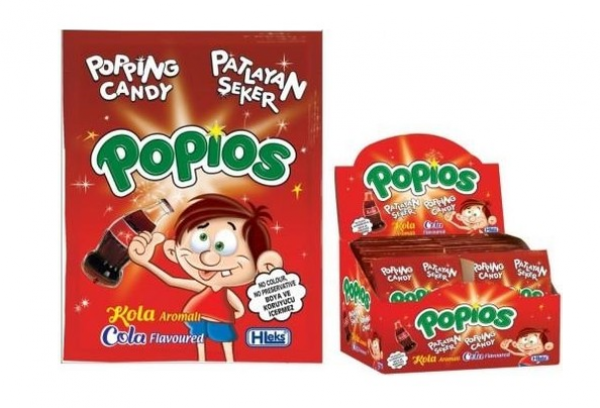 Hleks Popios Cola AromalI Şeker